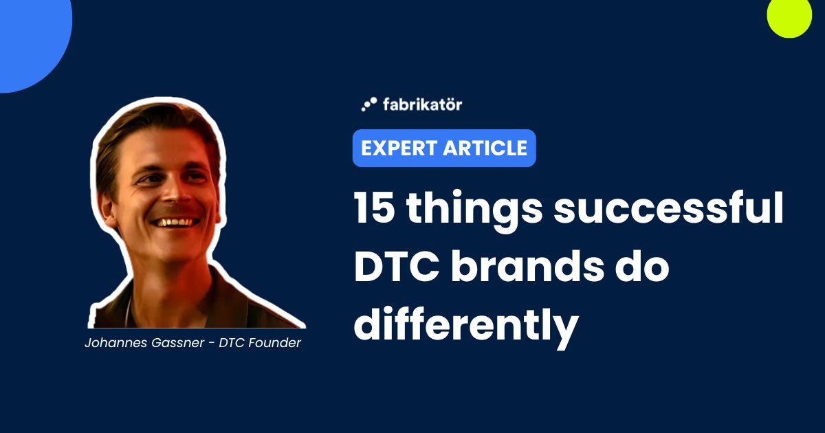 What successful DTC brands do differently