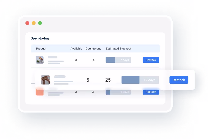 App Shopify Pianificazione Forniture