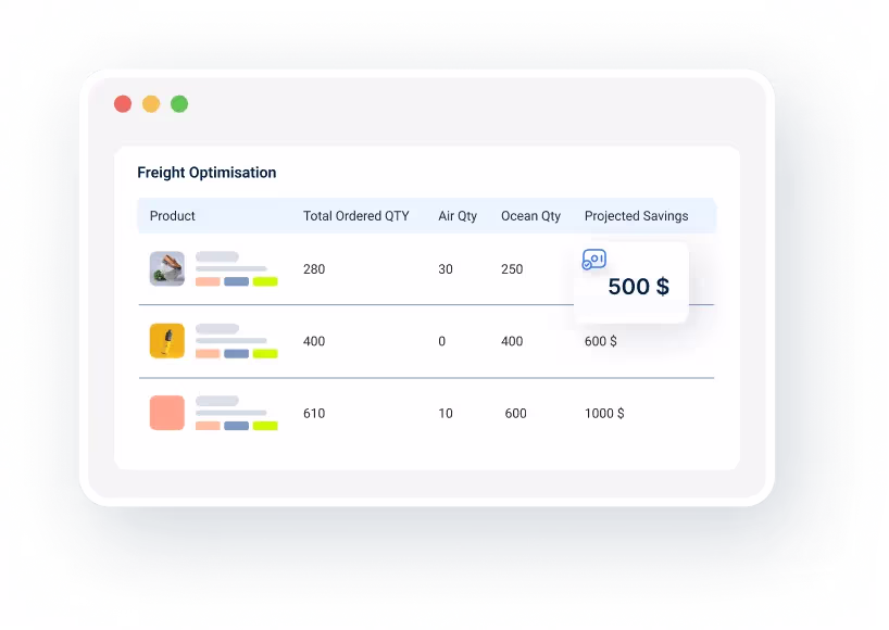 App Shopify per l'inventario