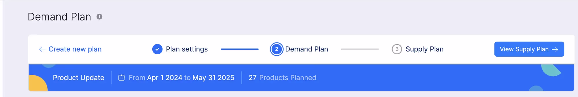 Long-Term Supply & Demand Plan