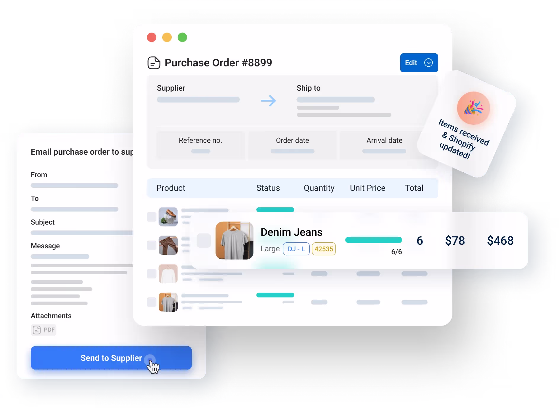 App Shopify per il riassortimento delle scorte