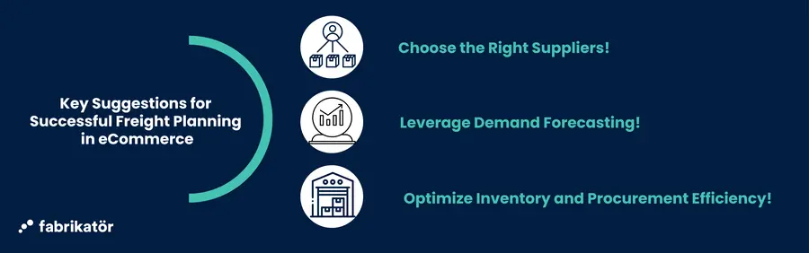 Key Suggestions for Successful Freight Planning in eCommerce