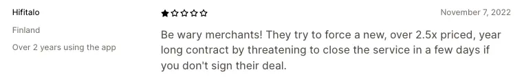 Inventory Planner Shopify review screenshot.