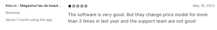 Inventory Planner Shopify review screenshot.