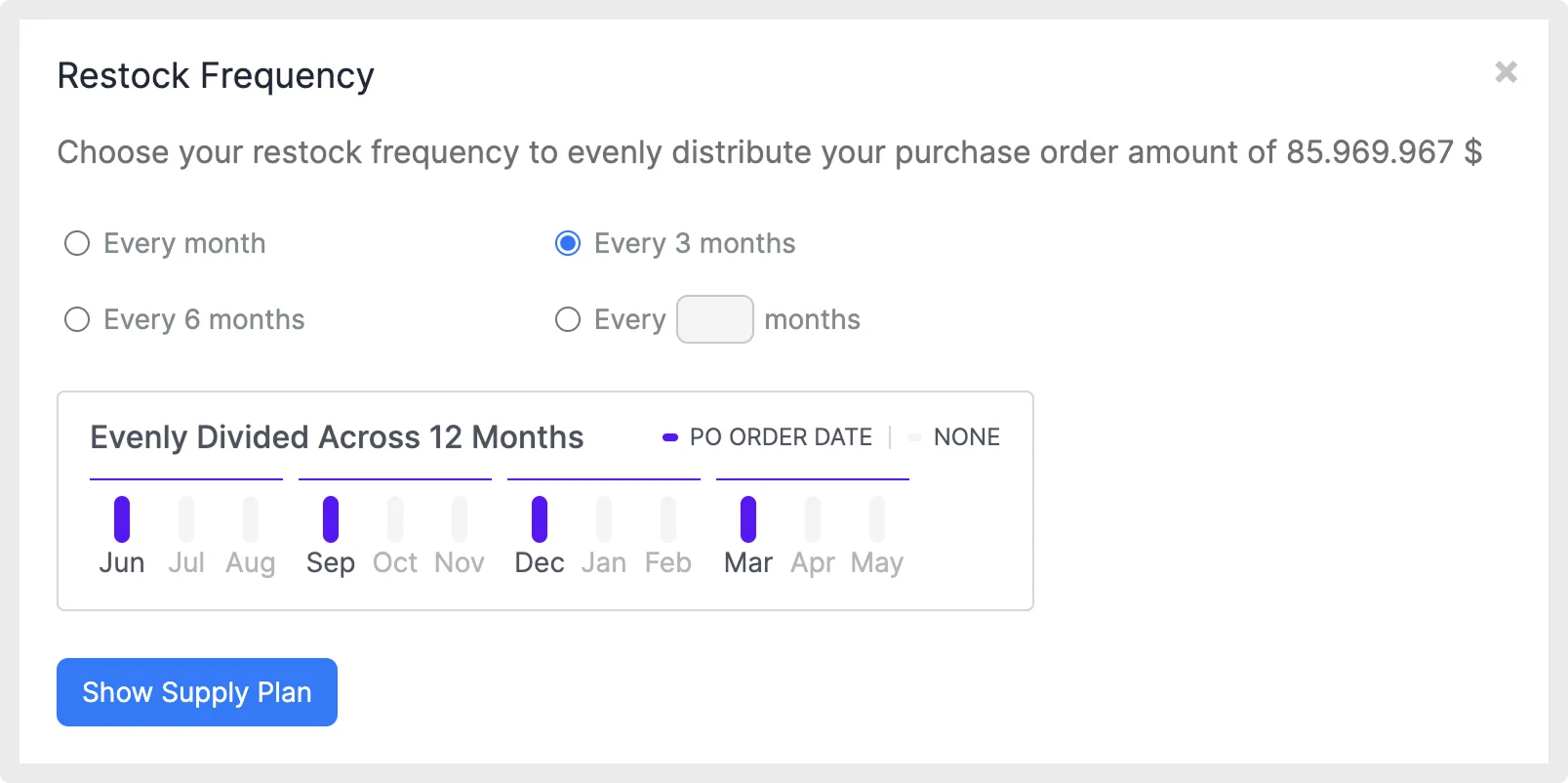 customizable-restock-schedule