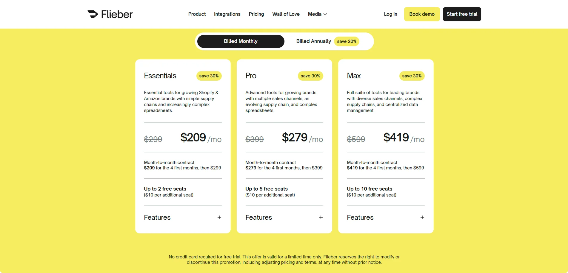 flieber-pricing