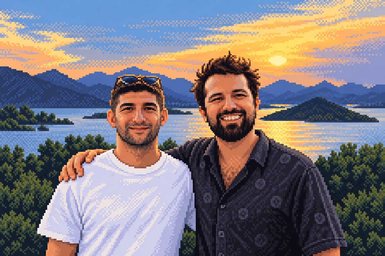 Our co-founders: Demirhan, CTO, left; Bahadir, CEO, right.